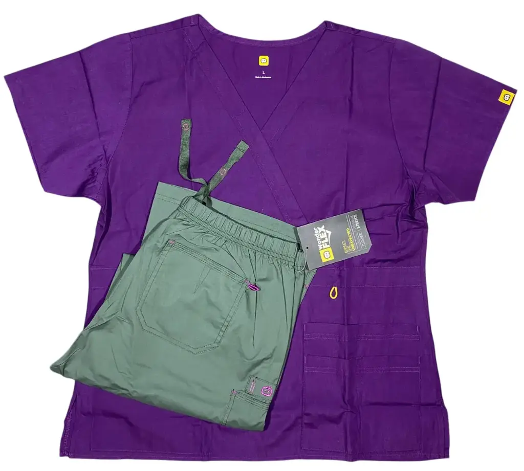 Conjunto Morado / Verde